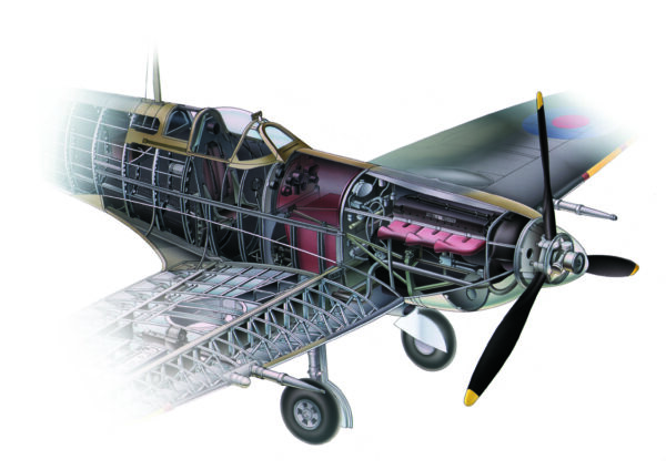Spitfire Mark 5 Cutaway