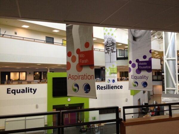 Inspiration banners for southfield school